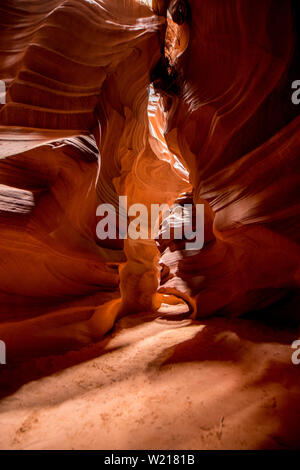 Canyon en fente Page en Arizona Banque D'Images