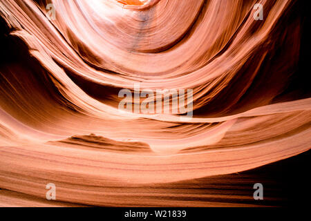 Canyon en fente Page en Arizona Banque D'Images