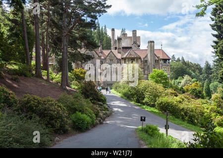 Cragside House, une maison de campagne victorienne près de Rothbury,Angleterre,UK Banque D'Images