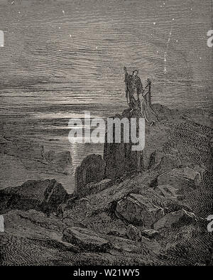 Gustave Doré - poètes émerger l'enfer Banque D'Images