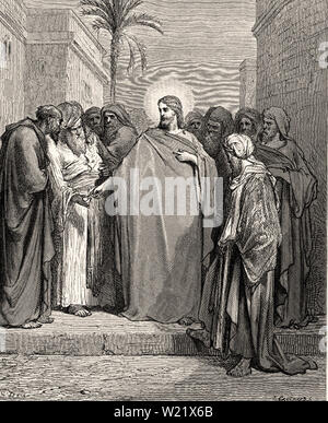 Gustave Doré - Christ Argent Hommage Banque D'Images