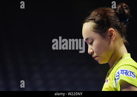 Busan, Corée du Sud. 5 juillet, 2019. Mima Ito (JPN) Tennis de Table : l'ITTF World Tour 2019 Open de Corée des célibataires ronde de 16 match à Sajik Arena à Busan, Corée du Sud . Credit : Itaru Chiba/AFLO/Alamy Live News Banque D'Images
