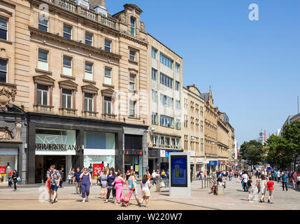 Le centre-ville de Sheffield fargate South Yorkshire angleterre go uk europe Banque D'Images