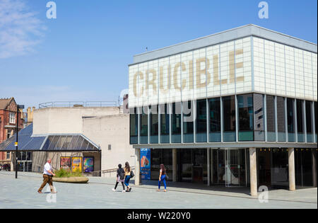 Théâtre crucible Sheffield Sheffield South Yorkshire Angleterre uk go Europe Banque D'Images