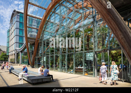 Winter Gardens Sheffield Sheffield City Centre South Yorkshire Angleterre uk go Europe Banque D'Images