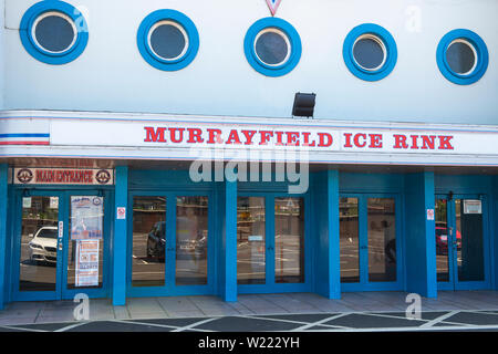 Entrée de la Patinoire à Murrayfield Murrayfield salon d'Édimbourg, Écosse, Royaume-Uni Banque D'Images