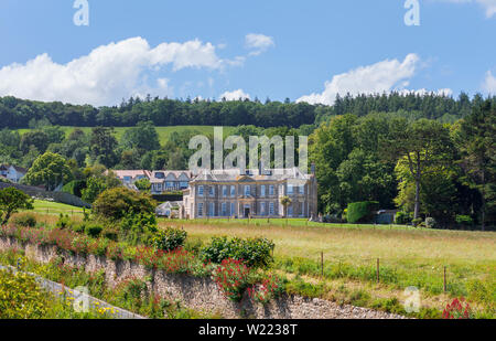 Maison de pointe, Cotmaton Sidmouth Road, une petite ville balnéaire de la côte sud du Devon, au sud-ouest de l'Angleterre vue depuis la colline de crête (Peak) Haut Banque D'Images