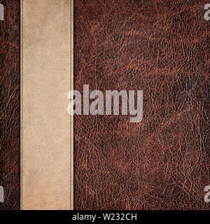 Cuir bicolore vintage background Banque D'Images