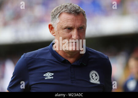 Manager de Blackburn Rovers, Tony Mowbray - Ipswich Town v Blackburn Rovers, Sky Bet Championship, Portman Road, Ipswich - 4 août 2018 Banque D'Images