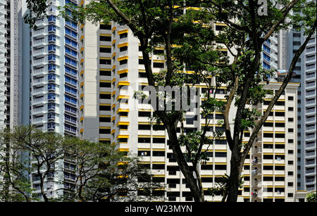 Singapour, Singapour - 20 novembre 2011 : le logement public hdb bâtiments résidentiels à Toa Payoh district Banque D'Images