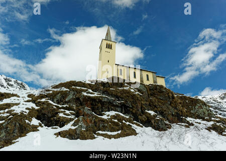 Église près de Lago di Morasco - Piémont, Italie du Nord Banque D'Images