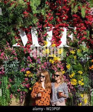 Manchester, UK. 5 juillet 2019. Le jour de l'ouverture de Festival Square, où Manchester Square Albert est transformé en un lieu central de la musique gratuitement au cours de la Manchester International Festival 2019. C'est la 7ème fois la biennale international arts festival a eu lieu depuis sa création est 2007 © Russell Hart/Alamy Live News. Banque D'Images