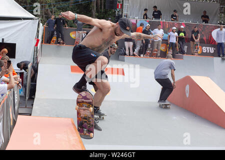 Belo Horizonte, Brésil. 05 juillet, 2019. Formation générale ce vendredi (05) au cours de l'Oi STU Qualifying Series 2019, dans le parc du Mangabeiras à Belo Horizonte. Credit : Rúbia cri/FotoArena/Alamy Live News Banque D'Images