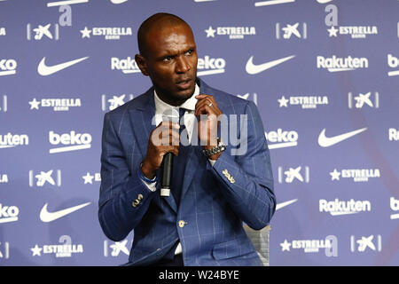 Barcelone, Espagne. 05 juillet, 2019. Barcelone, 05-06-2019. 2018/ 2019 LaLiga, Frenkie De Jong présentation comme nouveau joueur de Barcelone au Camp Nou. Credit : Pro Shots/Alamy Live News Banque D'Images