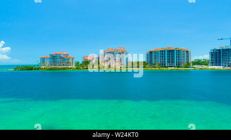 Fisher Island. Miami. La Floride. USA Banque D'Images