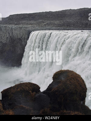 Godafoss, l'un des plus célèbres chutes d'eau en Islande.)) Banque D'Images