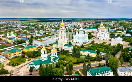Trinity-Saint Seraphim-Diveyevo Saint Monastère dans l'Oblast de Nijni Novgorod, Russie Banque D'Images