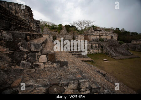 Ruines de Ek Balam, Mexique Banque D'Images