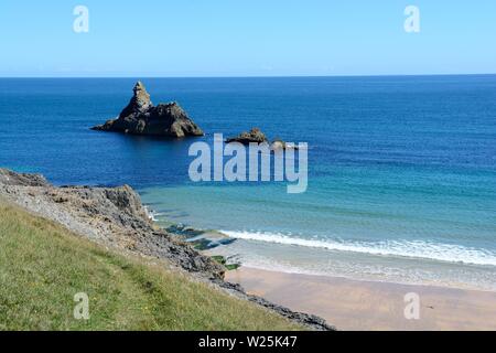 Church Rock Broadhaven Pembrokeshire Coast National Park South Wales Cymru UK Banque D'Images