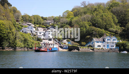 Vue de Fowey à Bodinnick Banque D'Images