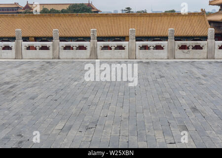 Ancienne ville paysage, avec la structure de l'architecture et de la culture antique. Tourné à Beijing, Chine. Banque D'Images