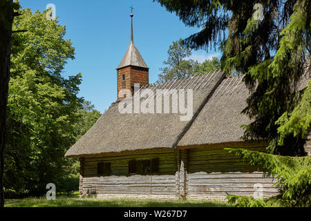 TALLINN, ESTONIE - Juillet 07, 2017 : open air museum, Vabaohumuuseumi kivikulv, Rocca al Mare proche de la ville de Tallinn en Estonie. Banque D'Images