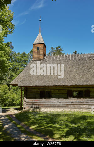 TALLINN, ESTONIE - Juillet 07, 2017 : open air museum, Vabaohumuuseumi kivikulv, Rocca al Mare proche de la ville de Tallinn en Estonie. Banque D'Images