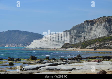 Échelle des Turcs en Sicile - Italie Banque D'Images