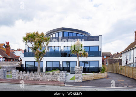 Sunseeker apartments dans Rhos-on-Sea Conwy Wales UK Banque D'Images