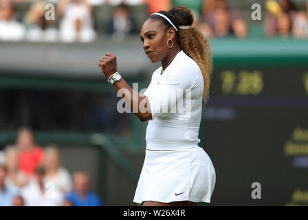 Londres, Royaume-Uni. 6 juillet 2019.Serena Williams, double mixte, 2019 Allstar Crédit : photo library/Alamy Live News Crédit : Allstar Photo Library/Alamy Live News Banque D'Images