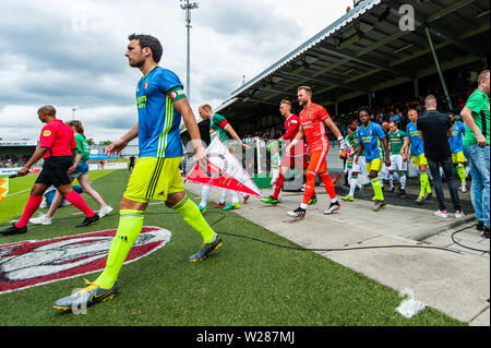 6 juillet 2019 Dordrecht, Pays-Bas match pré-saison de football FC Dordrecht v Feyenoord Banque D'Images