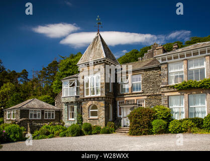 UK, Cumbria, Hawkshead, loin de Sawrey, Loweswater, Sawrey Knotts, milieu de campagne victorienne construite en 1866 par le capitaine Cédric Dand Banque D'Images