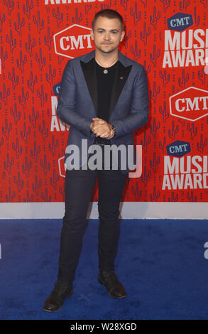 2019 CMT Music Awards Red Carpet chez Bridgestone Arena de Nashville Tennessee comprend : Hunter Hayes Où : Nashville, Tennessee, United States Quand : 06 Juin 2019 Crédit : Judy Eddy/WENN.com Banque D'Images
