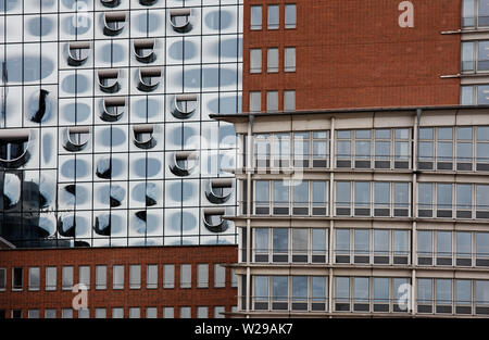 Hambourg, nuageux mais super Banque D'Images