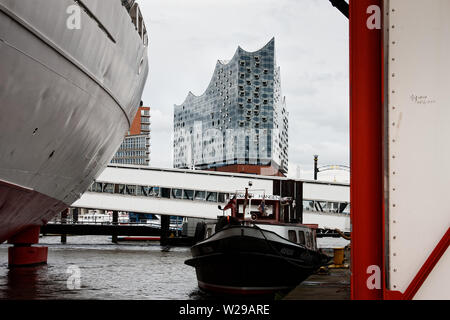 Hambourg, nuageux mais super Banque D'Images