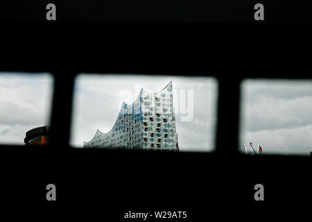 Hambourg, nuageux mais super Banque D'Images