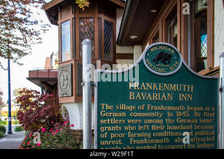 Frankenmuth, Michigan, USA - 9 octobre, 2018 : repère historique au Bavarian Inn de Frankenmuth. Banque D'Images