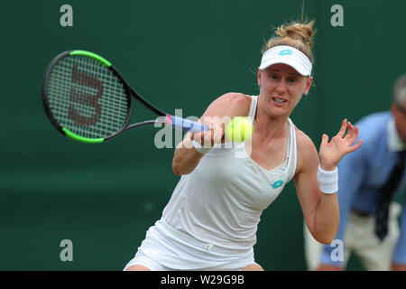 Wimbledon, Londres, Royaume-Uni. Le 06 juillet, 2019. Alison Riske, USA, 2019 : Crédit photo Allstar Bibliothèque/Alamy Live News Crédit : Allstar Photo Library/Alamy Live News Banque D'Images