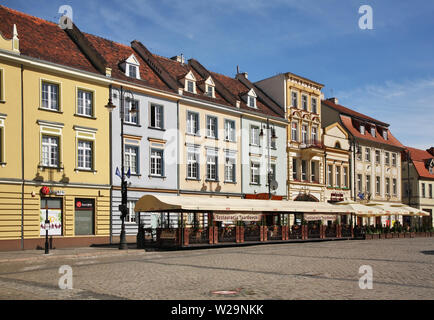 Marché de Bydgoszcz. Pologne Banque D'Images
