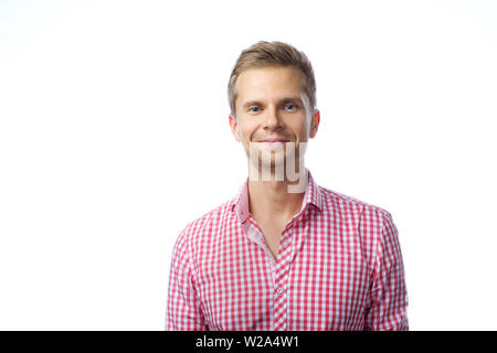 Closeup portrait of handsome man Banque D'Images
