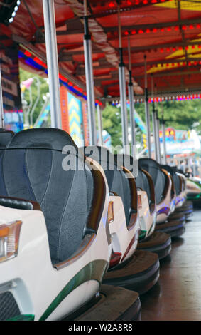 Une vue générale de la fête foraine au 2019 Northampton de ville tous Banque D'Images