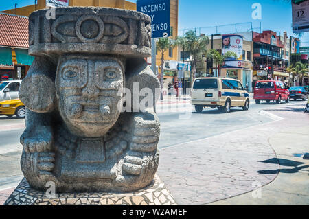 Tijuana, Mexique - 2 août 2012 - Rues de frontière des États-Unis et du Mexique à San Diego, Californie Banque D'Images