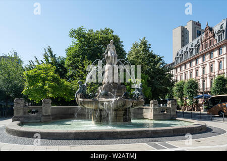 Francfort, Allemagne. Juillet 2019. Le fiuntain Frankfurter Märchenbrunnen Banque D'Images