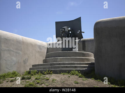 Novosiltsevskaya l'autre batterie de forteresse de Vladivostok. L'île russe. La Russie Banque D'Images