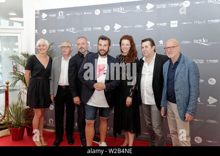 Cap d'Agde, France. 21 Juin, 2019. L'équipe de l'Archer noir assister à l'hérault du cinéma &TV. © V Phitoussi/Alamy Stock Photos Banque D'Images