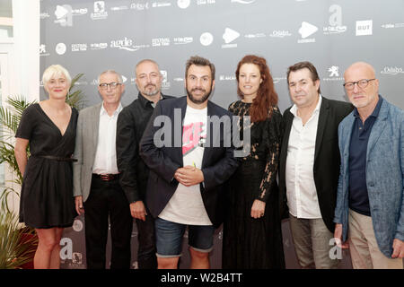 Cap d'Agde, France. 21 Juin, 2019. L'équipe de l'Archer noir assister à l'hérault du cinéma &TV. © V Phitoussi/Alamy Stock Photos Banque D'Images