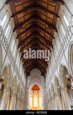 L'Australie, Victoria, Victoria, Bendigo, Cathédrale du Sacré-Coeur, de l'intérieur Banque D'Images