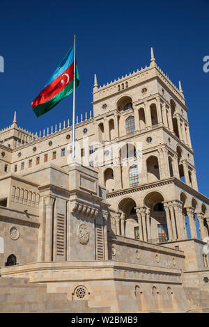 L'Azerbaïdjan, Bakou, Government House, le logement divers ministères de l'état de l'Azerbaïdjan Banque D'Images