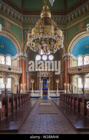 Bulgarie, Sofia, Sofia synagogue, construite 1909, deuxième plus grande synagogue sépharade de l'Europe, de l'intérieur Banque D'Images