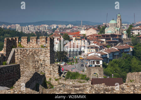 La Bulgarie, montagnes centrales, Veliko Tarnovo, Asenova, ancienne forteresse forteresse Tsarevets, zone Banque D'Images